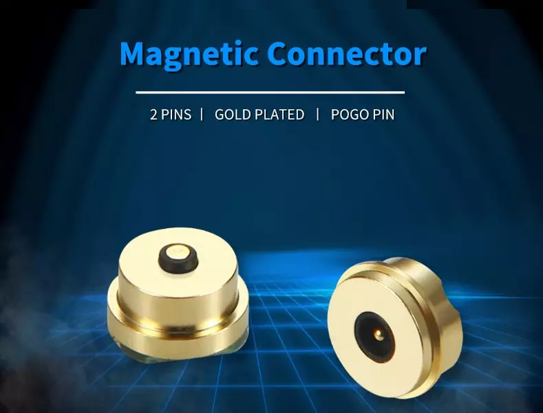magnetic gold plated charging connector