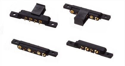 Dip thiết kế đầu nối pin Pogo nam và nữ