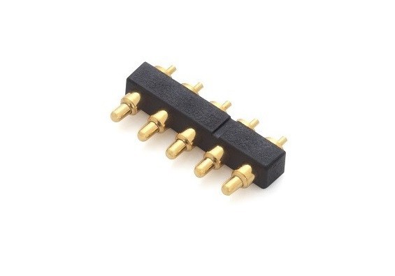 Spring-loaded 5 Pin Pogo Connector