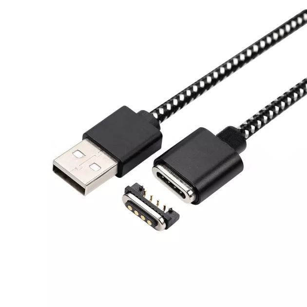 Cáp sạc pin USB Magnetic Pogo 4Pin