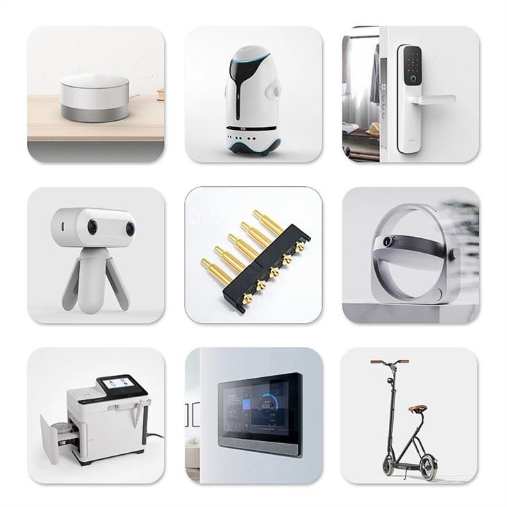 Đầu nối bộ sạc pin 5 chân Pogo