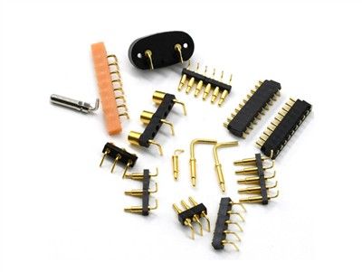 Đầu nối pin Pogo góc phải nam và nữ