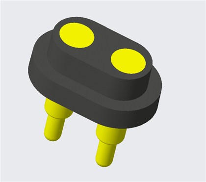 Đầu nối PogoPin chống nước 2 chân